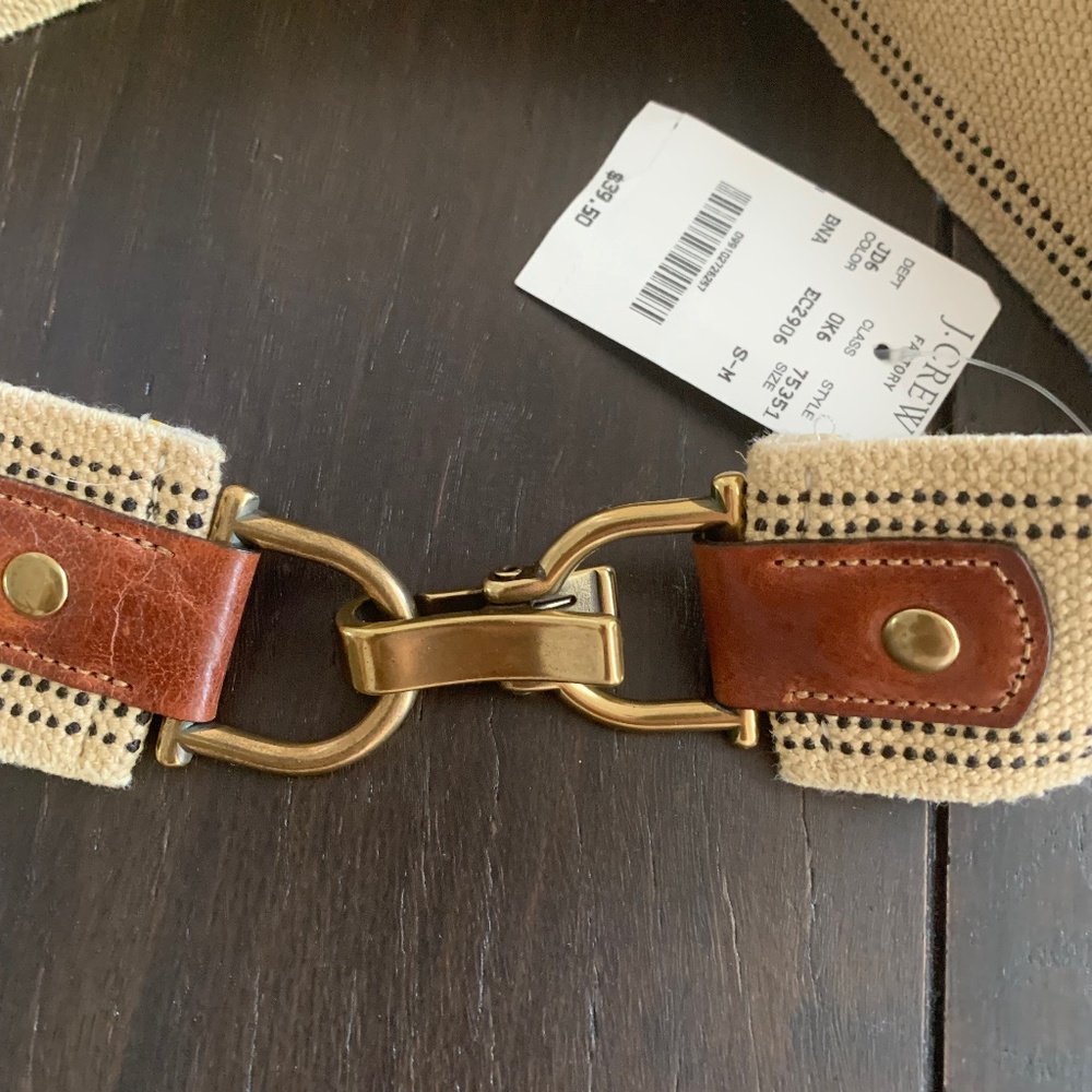 NWT J Crew Stretchy Belt S/M